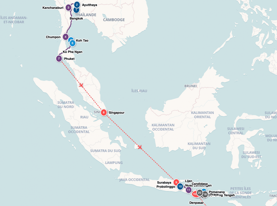 2 mois en Asie : Thaïlande et Indonésie
